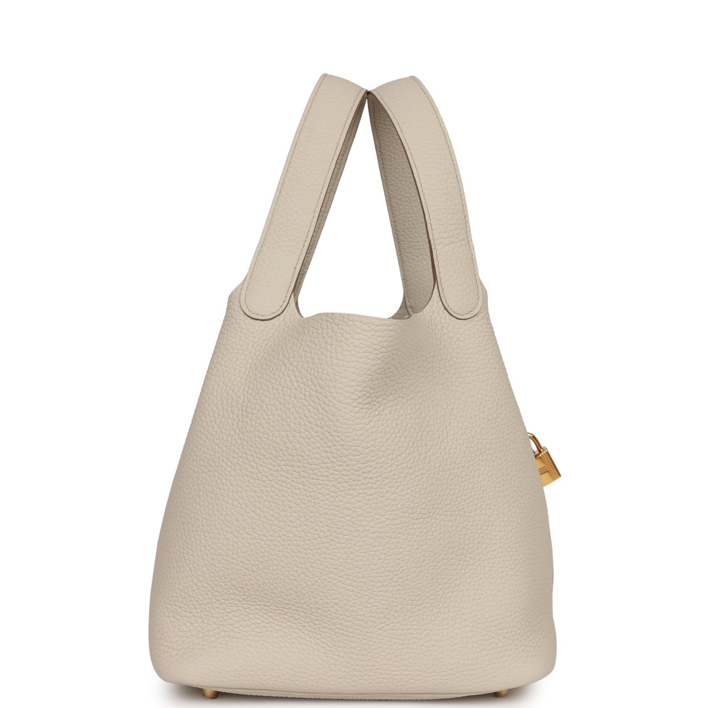 Hermes Picotin Lock Beton Clemence Hardware Handbag Gold Travel Bag Hardware 1
