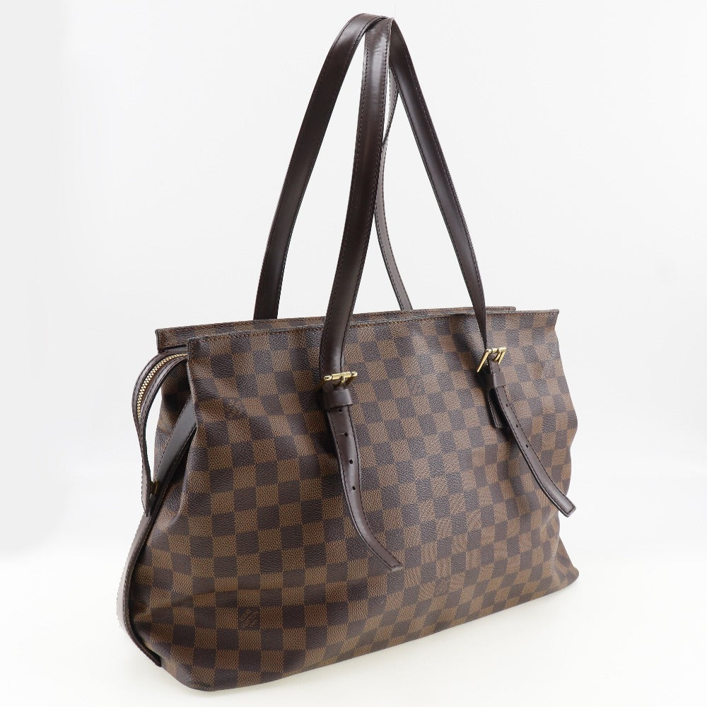 Louis Vuitton N51119 Damier Chelsea Canvas Brown Shoulder Bag