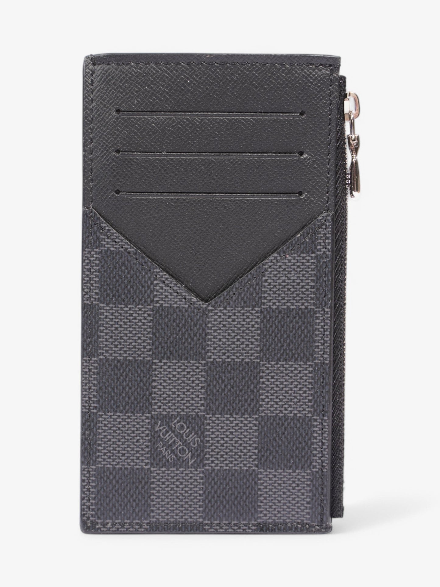 Louis Vuitton Coin Card Holder 2mm Coated Canvas Wallet Case
