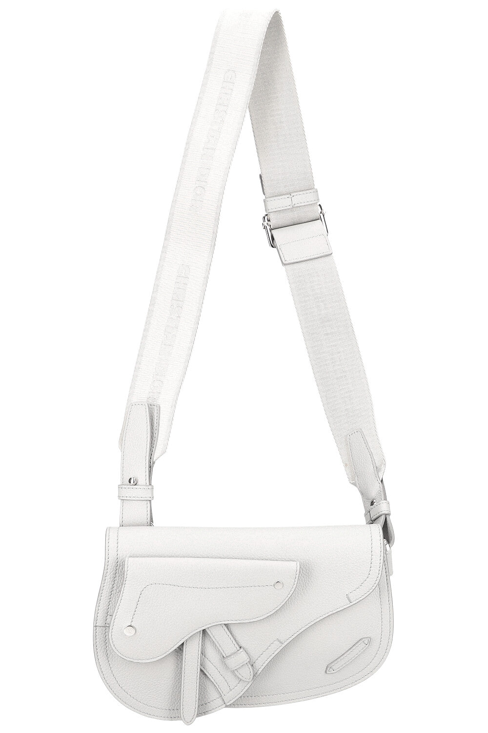 Dior Messenger Bag Saddle Messenger Pouch Grey Gray