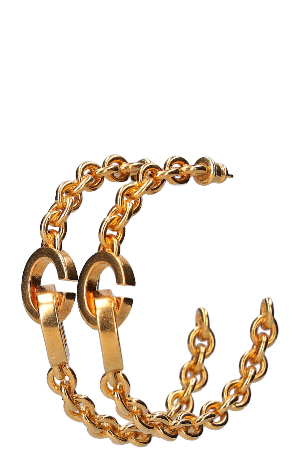 Dior Earrings Gold Chain Jewelry