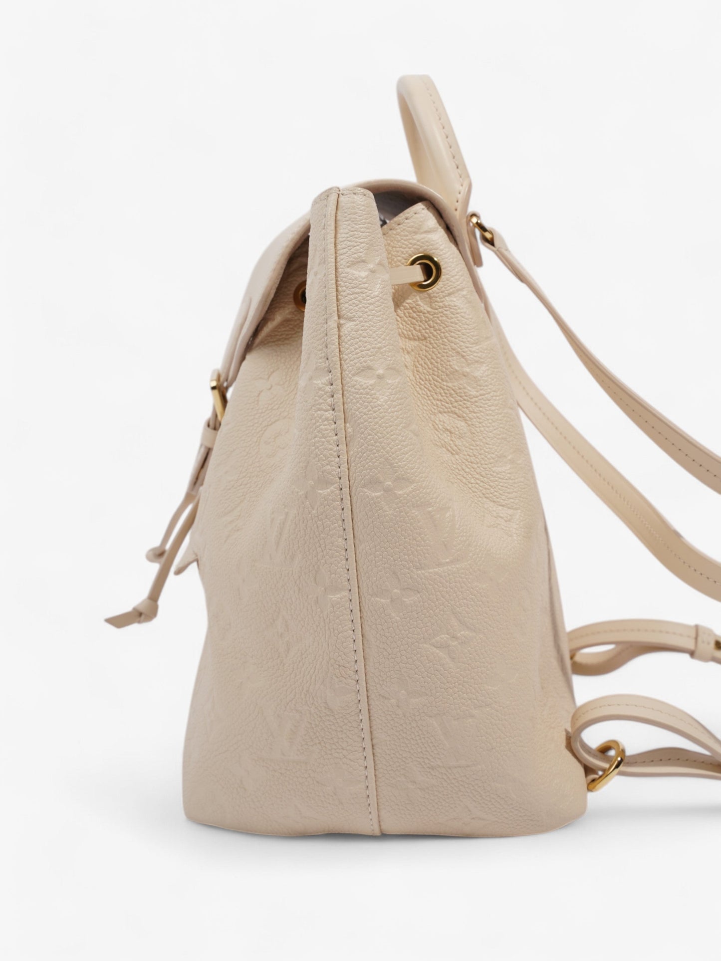 Louis Vuitton Montsouris Backpack Monogram Empreinte Leather Beige