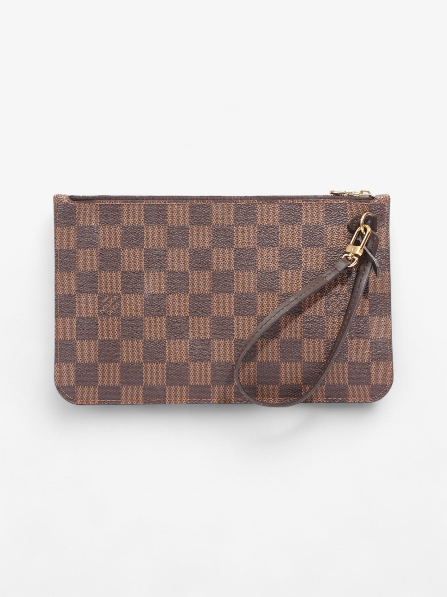 Louis Vuitton Neverful Pochette Ebene Coated Damier Canvas Coated Canvas Apparel Canvas 4