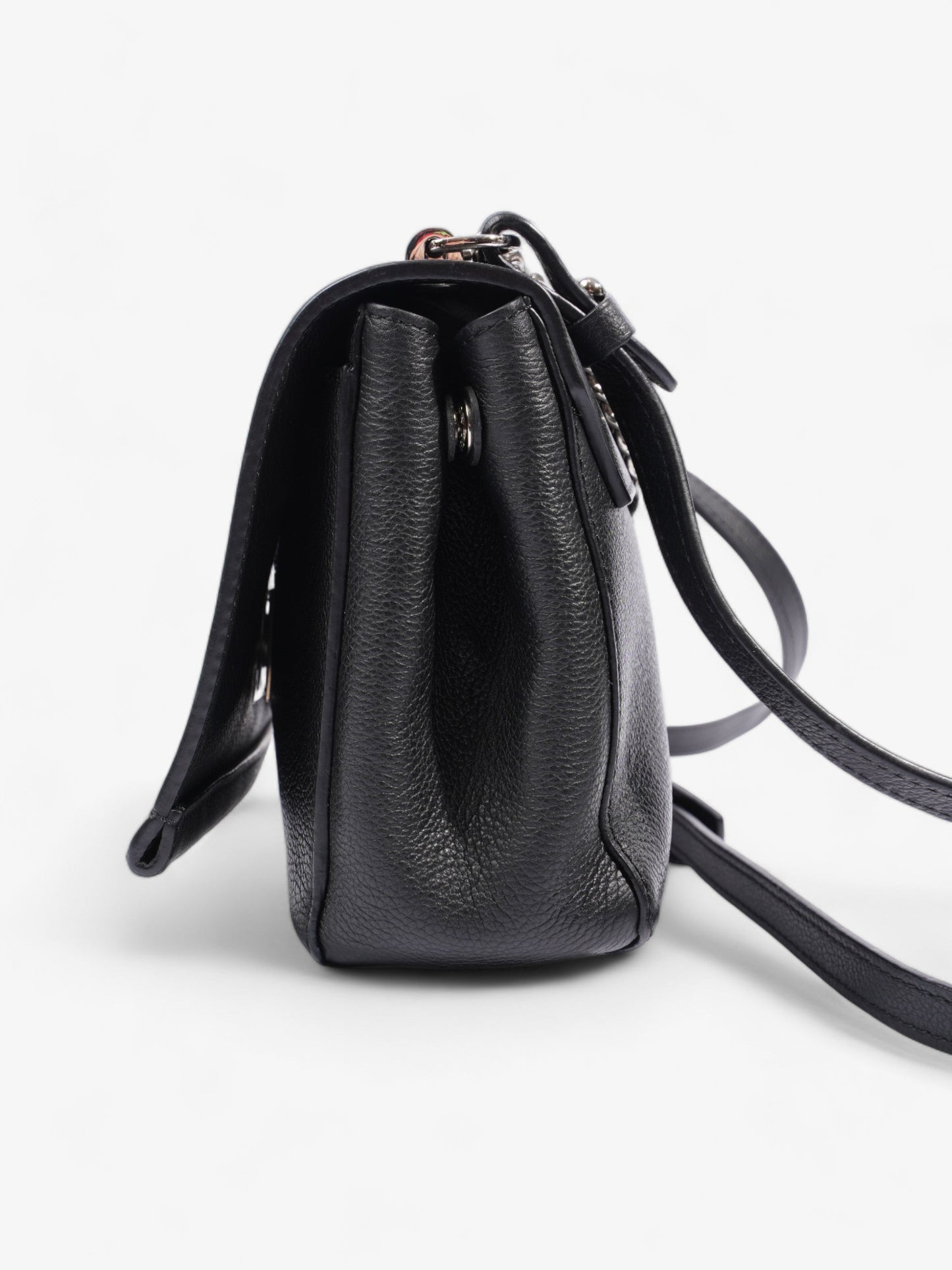 Louis Vuitton LockMe II BB Leather Black Handbag