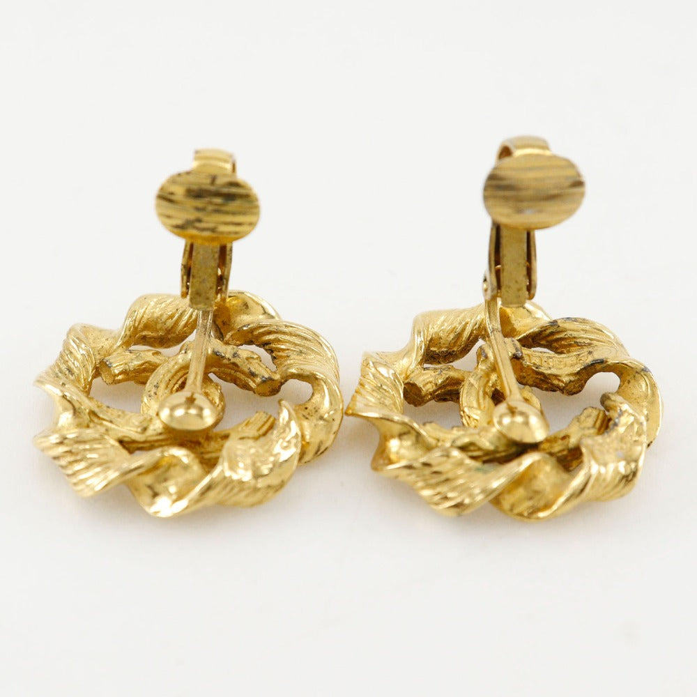 Chanel Round Coco Mark Earrings