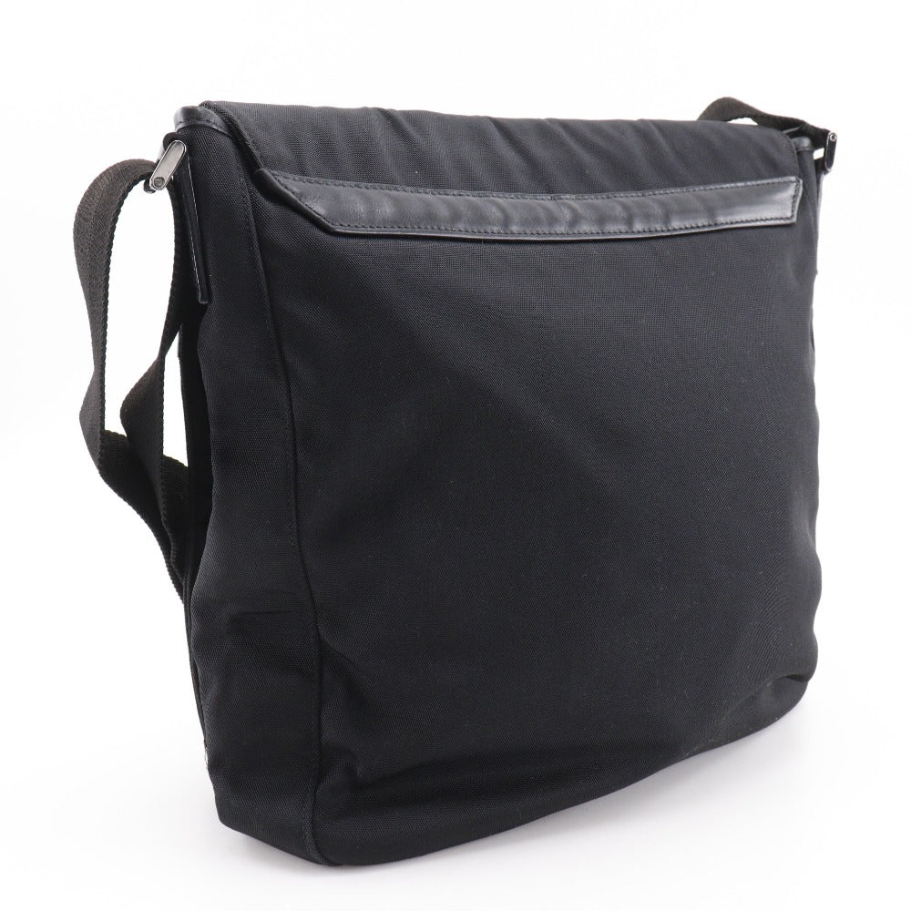 Gucci Canvas Nylon Black Shoulder Bag