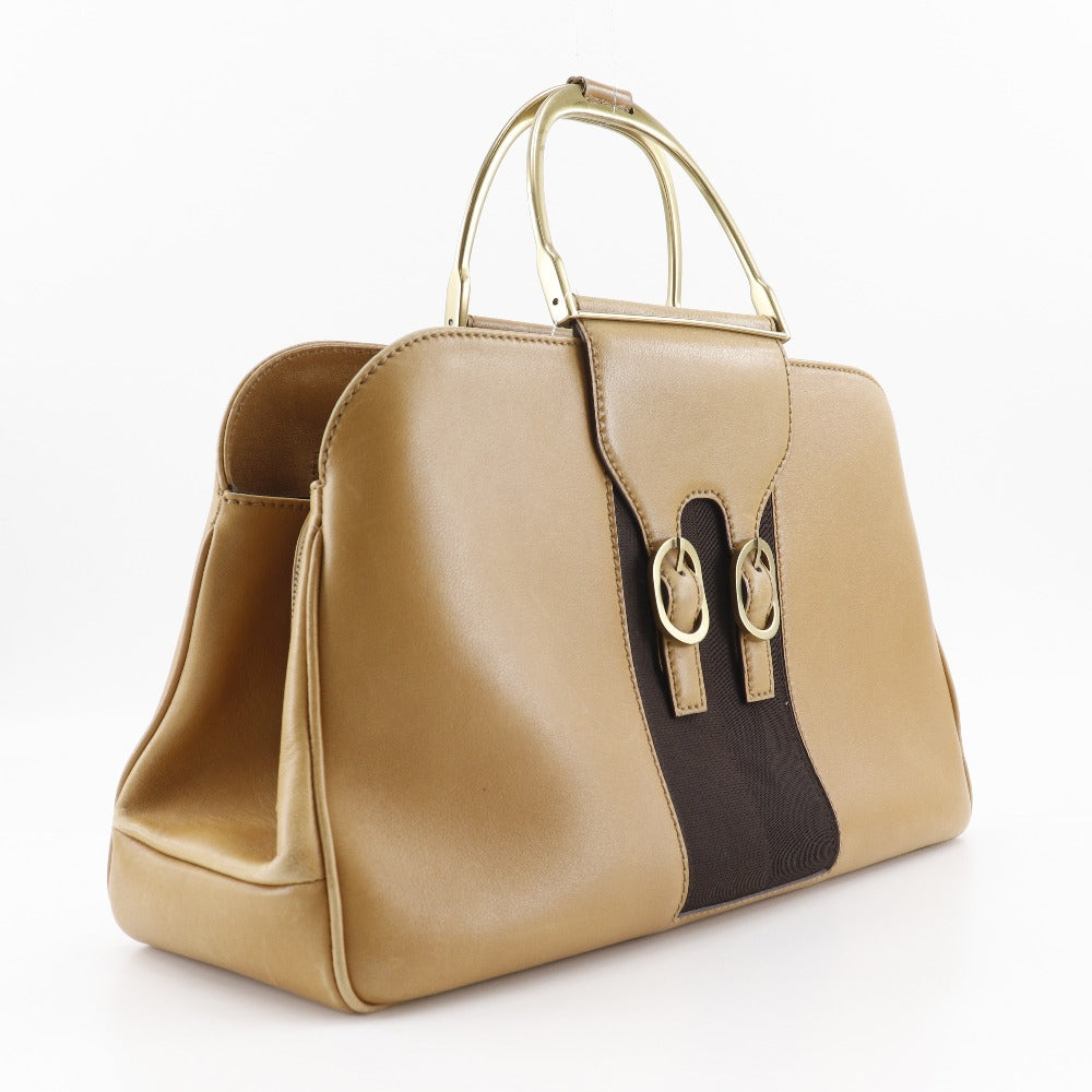 Gucci Old Calfskin Brown Handbag
