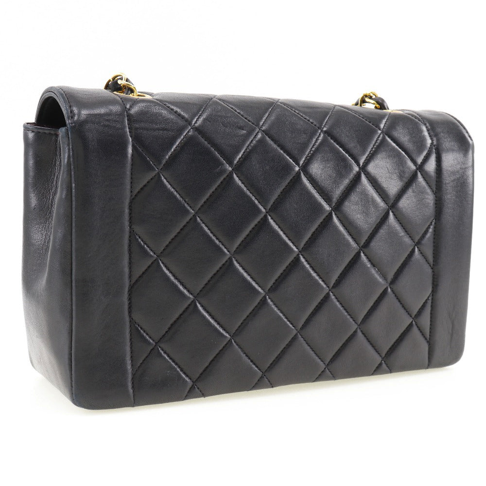 Chanel lambskin ChainShoulder Black Shoulder Bag
