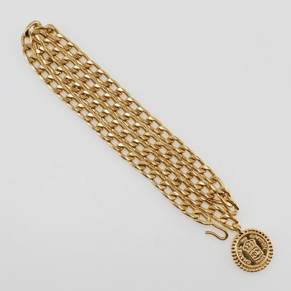 Chanel belt Plated belt Gold