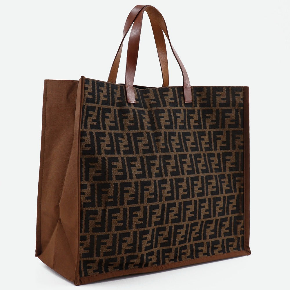 Fendi Zucca Tote Bag Canvas Nylon Canvas Tote Bag