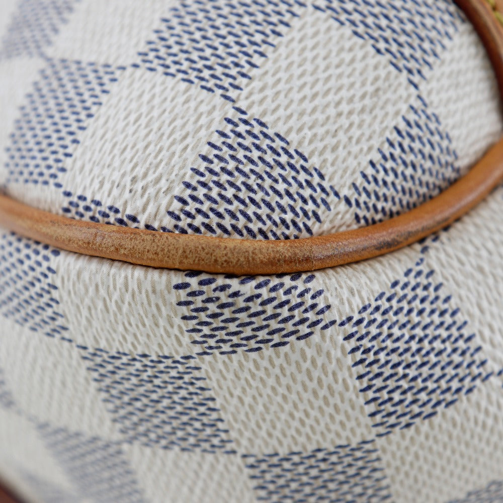 Louis Vuitton N42220 Damier Azur Stresa PM Canvas White Shoulder Bag