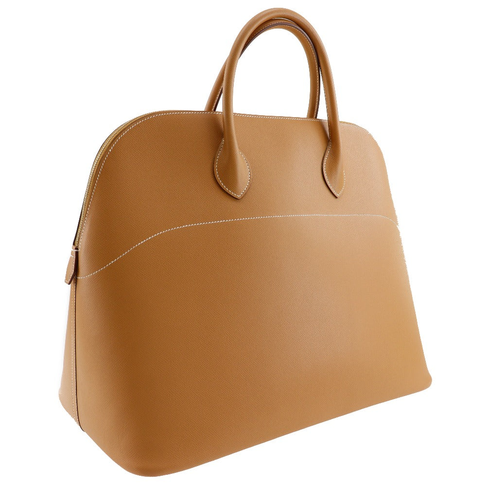 Hermes Boston Duffel Bag Ardenne Camel Bored Unisex Unisex Metal Gold Travel Bag