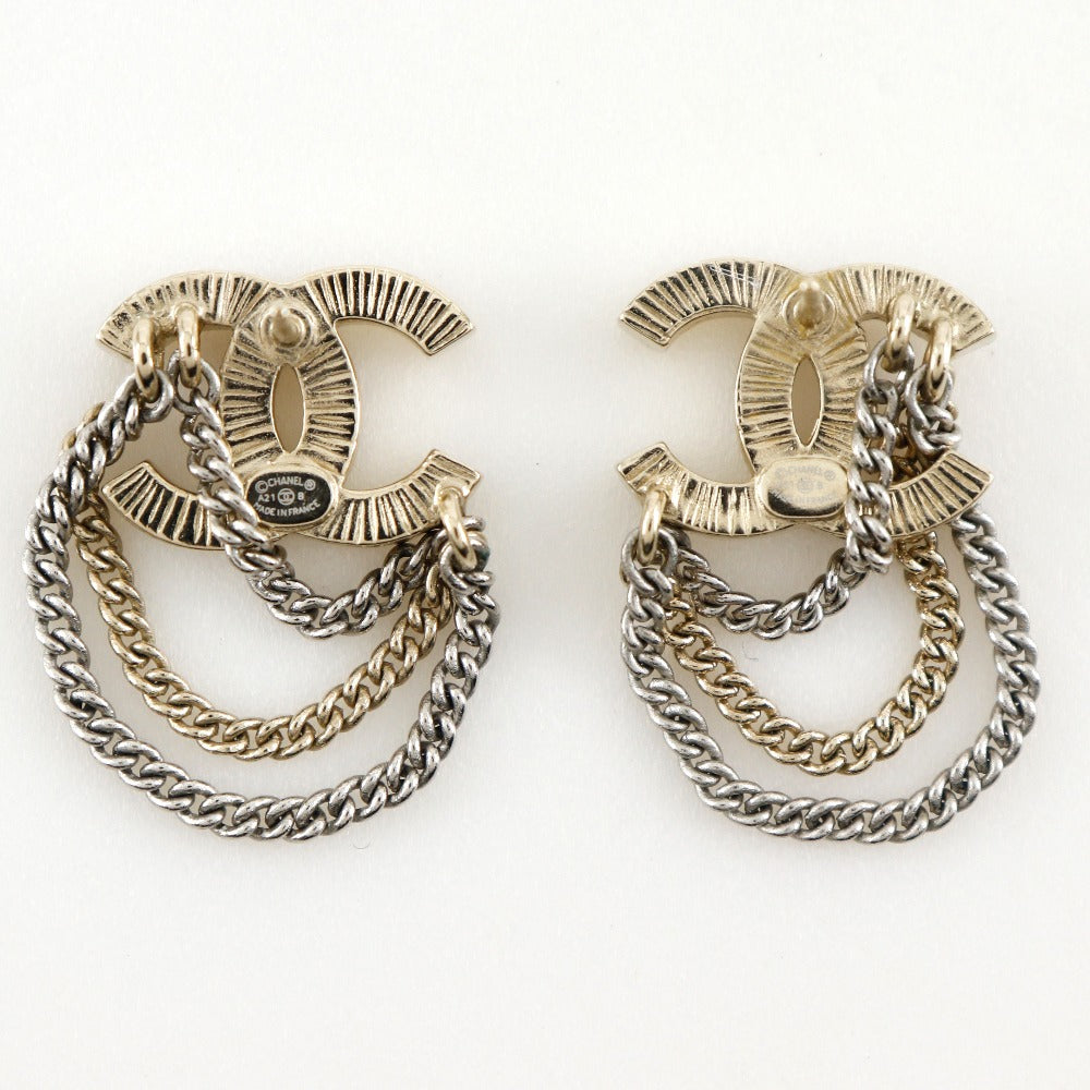 Chanel Pierce Silver Jewelry 9