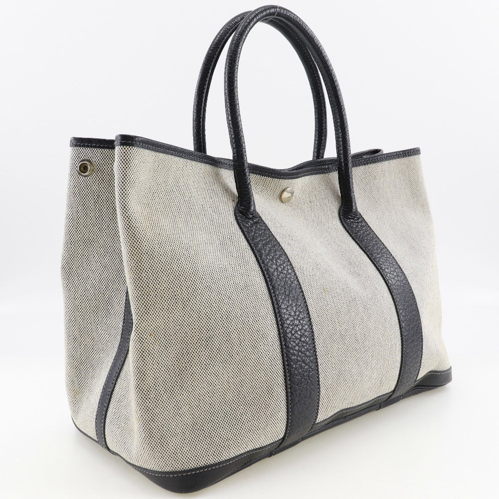 Hermes Tote Bag Tower Ash Garden Party Pm Women Gray