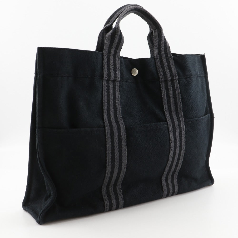 Cotton Tote Bag Fool Toemm Black