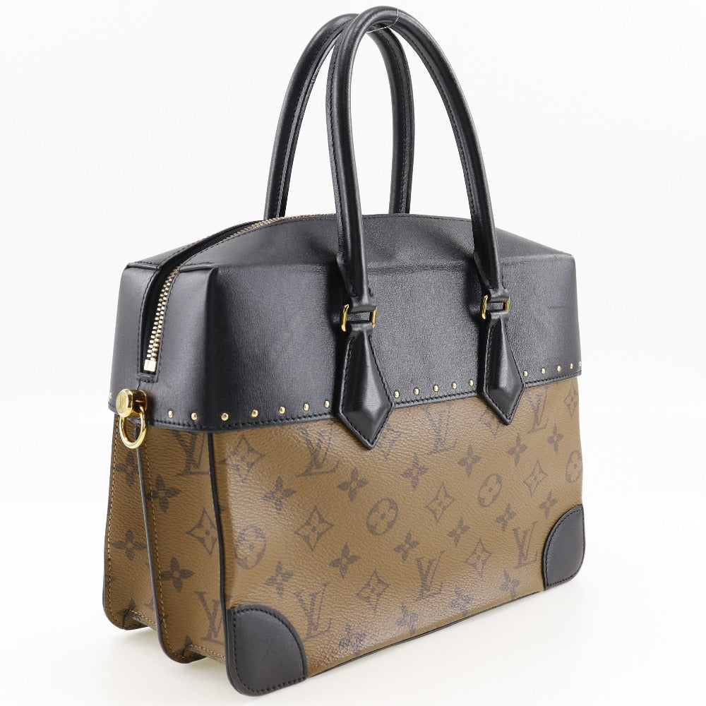 Louis Vuitton M43595 reverse Citymar Monogram Black Brown Handbag