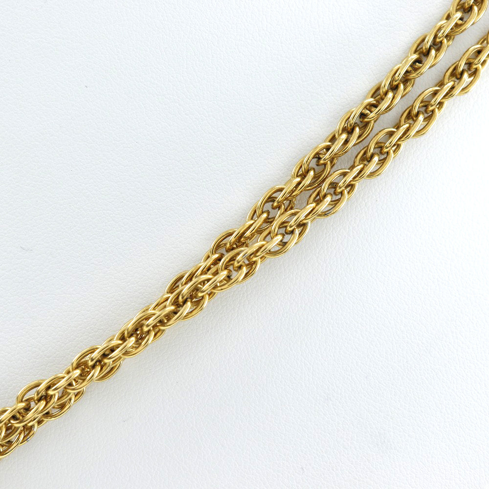 Chanel Gold Plated Loupe Necklace