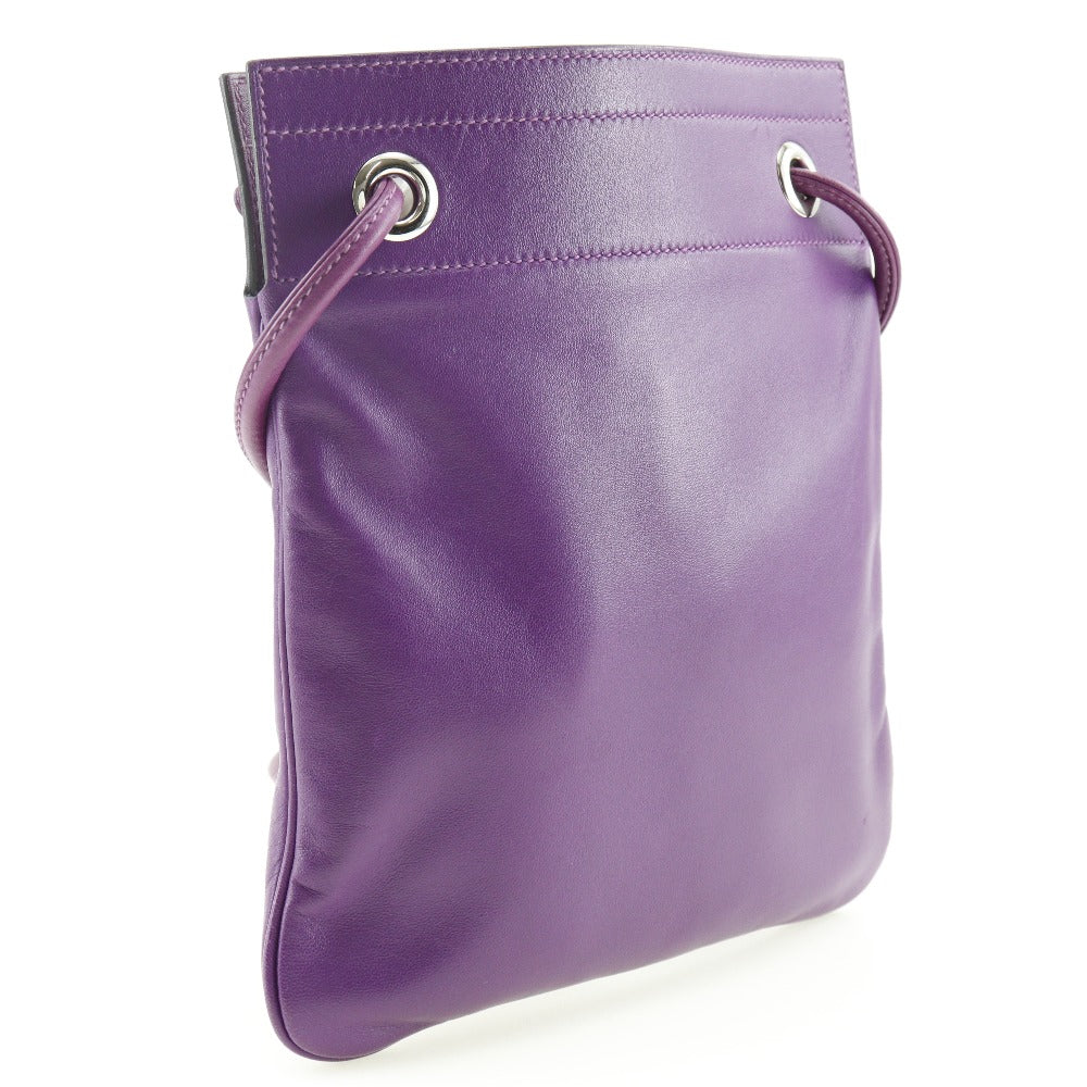 Hermes Shoulder Bag Vaux Swift Aline Women Purple Mini