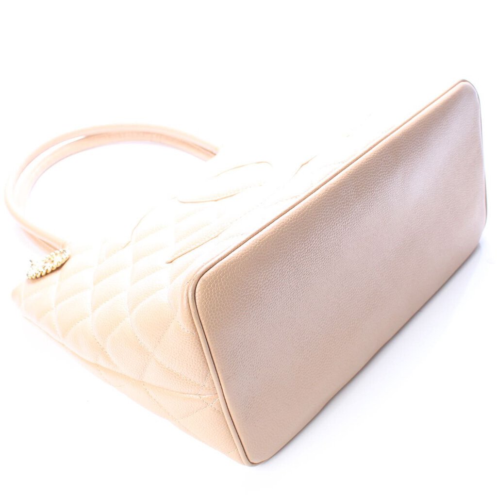 Chanel Medallion Caviar Tote Bag