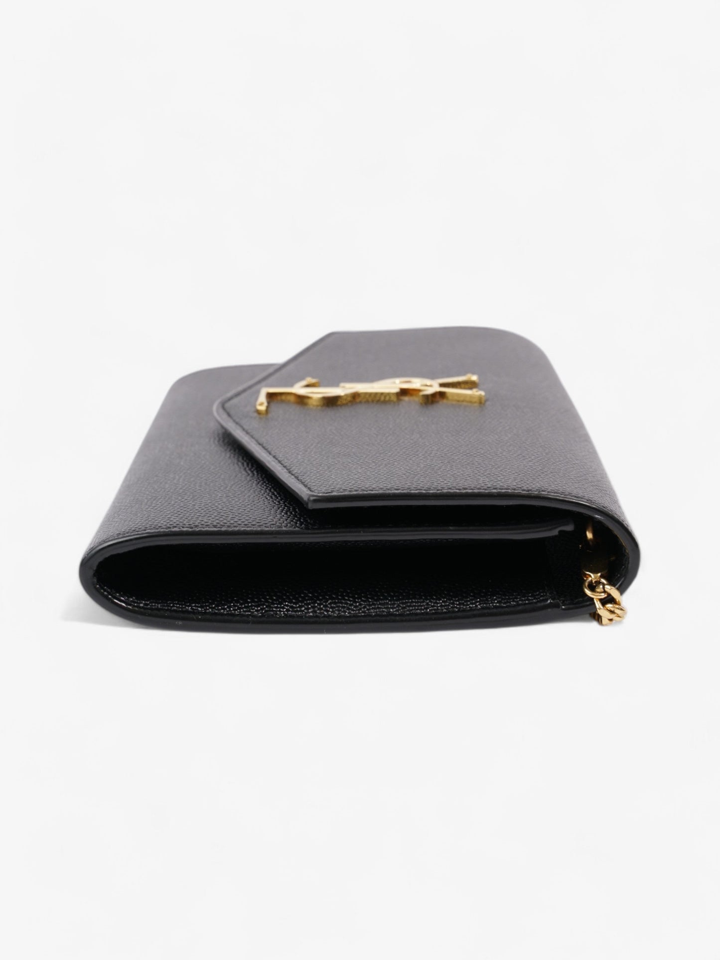 YSL Saint Laurent Uptown Crossbody Grained Leather Black Crossbody Bag