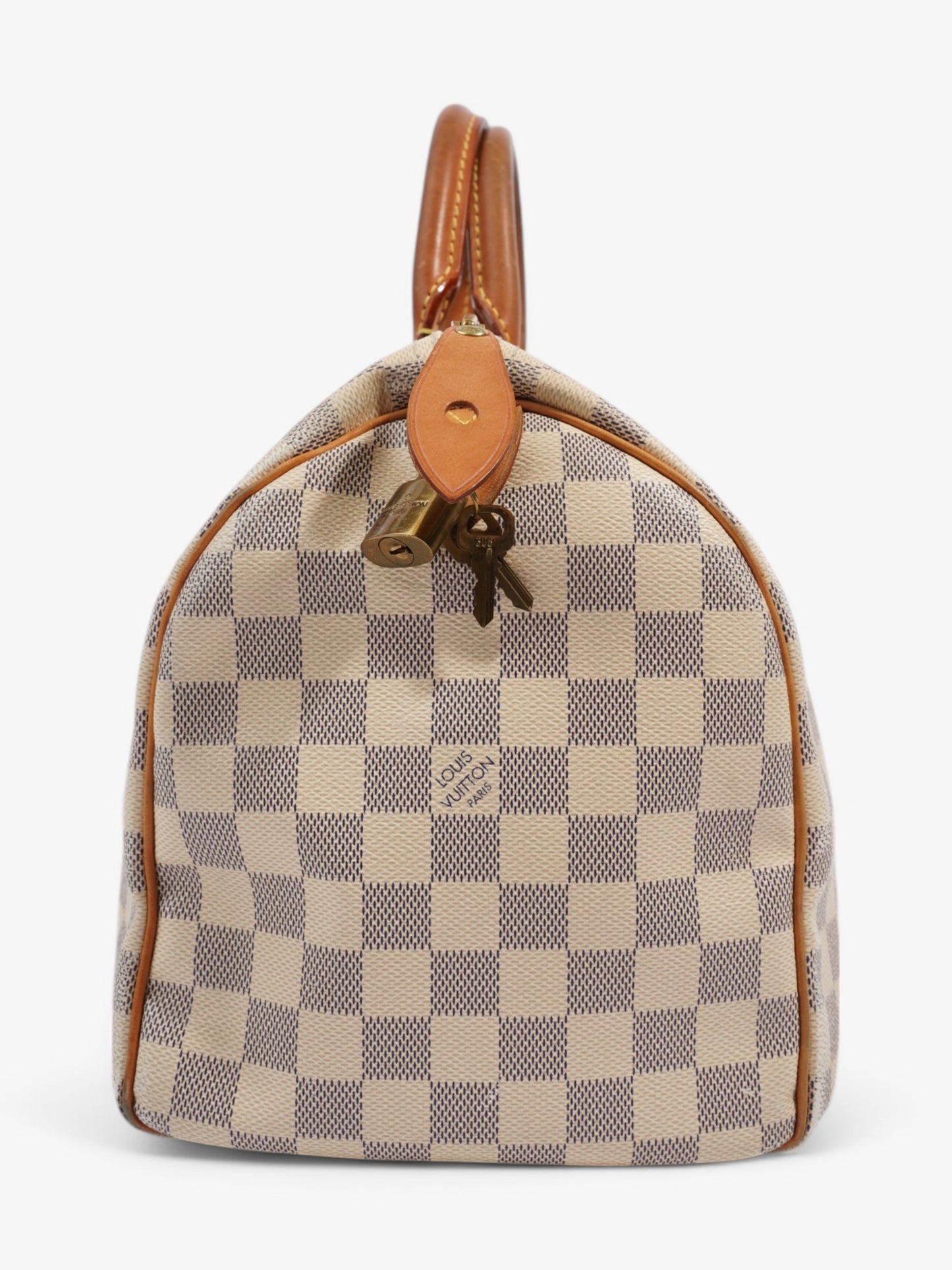 Louis Vuitton Speedy Azur Coated 30 Canvas Coated Canvas Damier Apparel Canvas 39