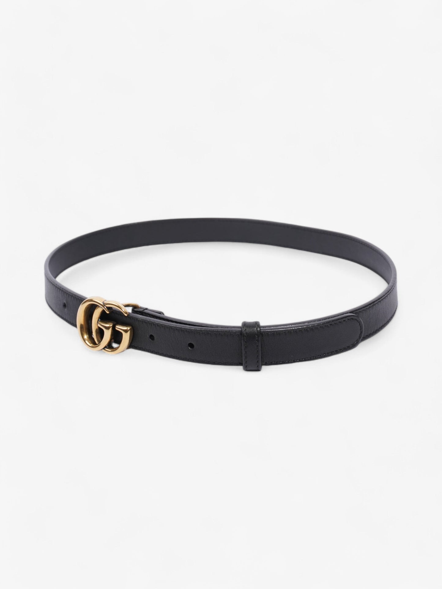 Gucci Marmont Thin Belt Handbag Leather Black Accessory 20