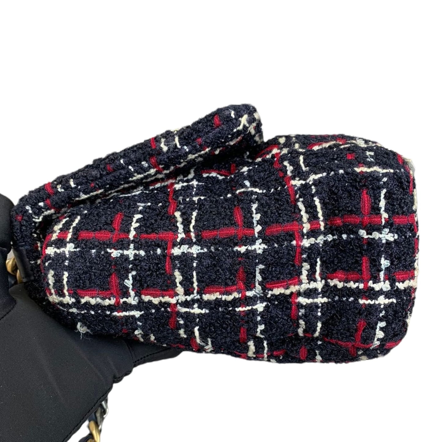 Chanel 19 Tweed Bag MHW Leather Small Crossbody Bag