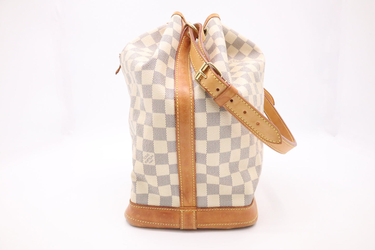 Louis Vuitton Noe Azur Damier Canvas Handbag