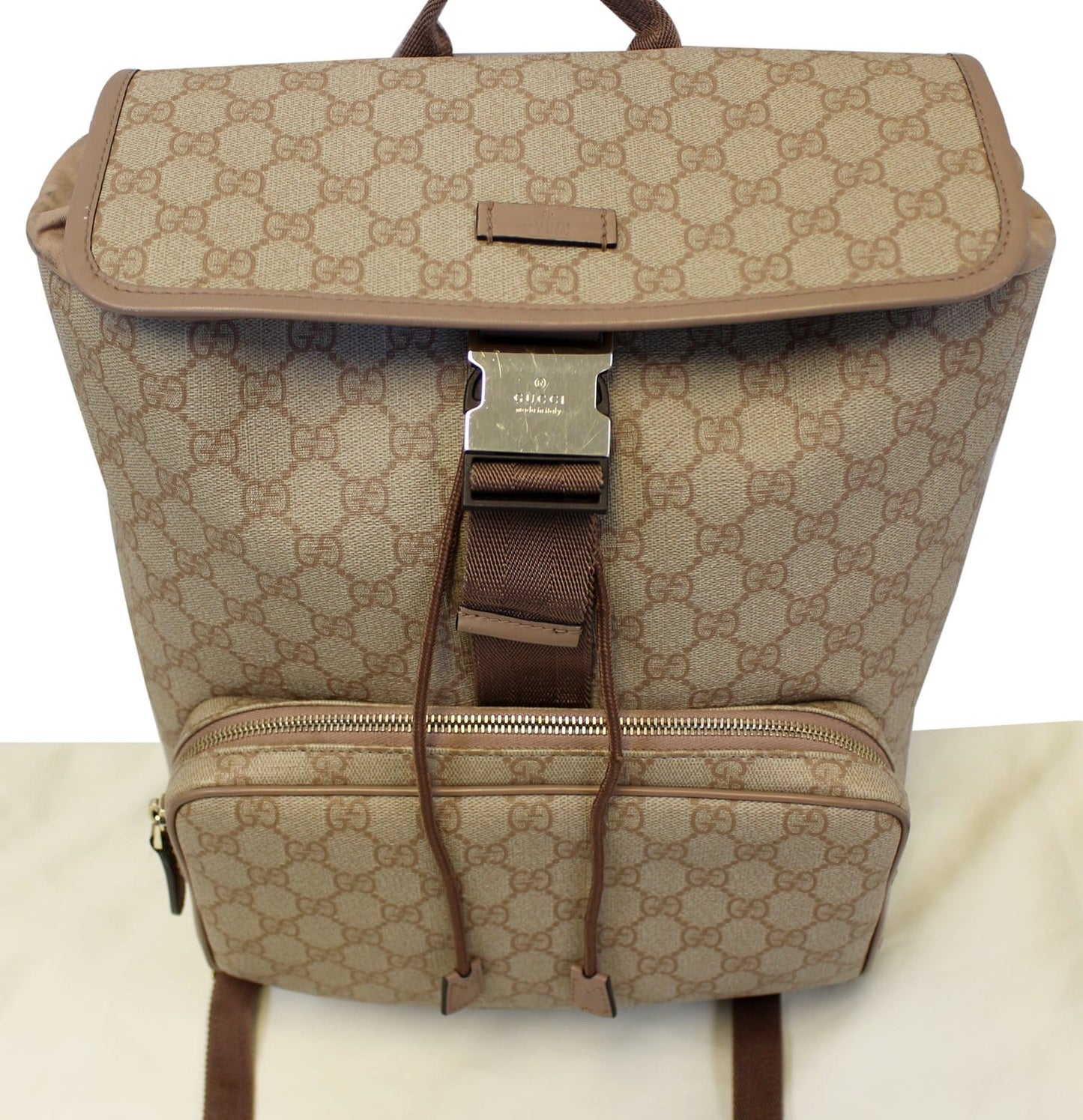 Gucci Supreme Backpack Bag Monogram Flap
