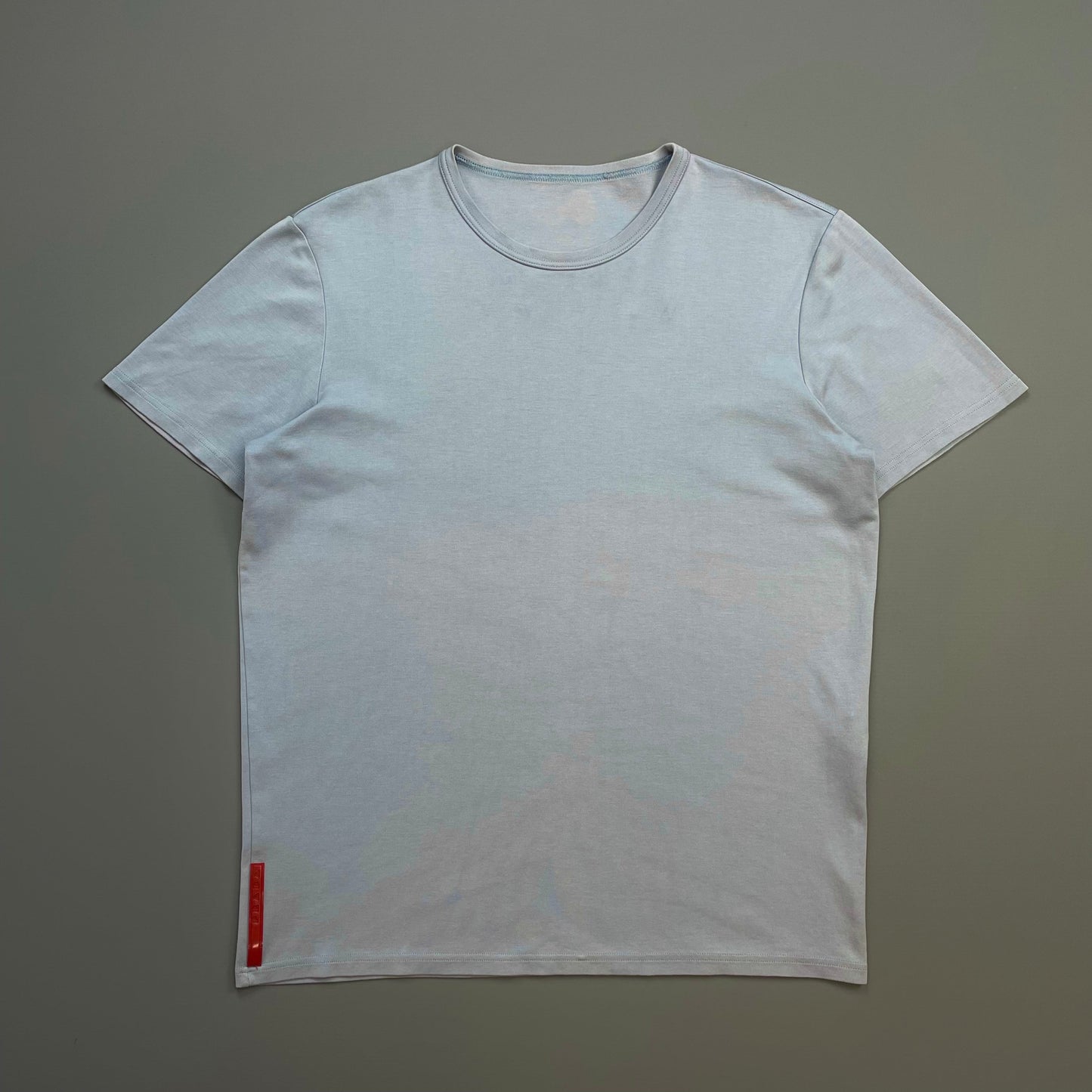 Prada Handbag Sport 00s Cotton Tee Blue