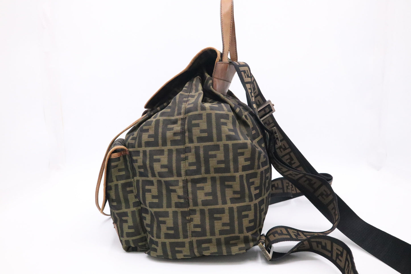 Fendi Backpack In Zucca Canvas Medium