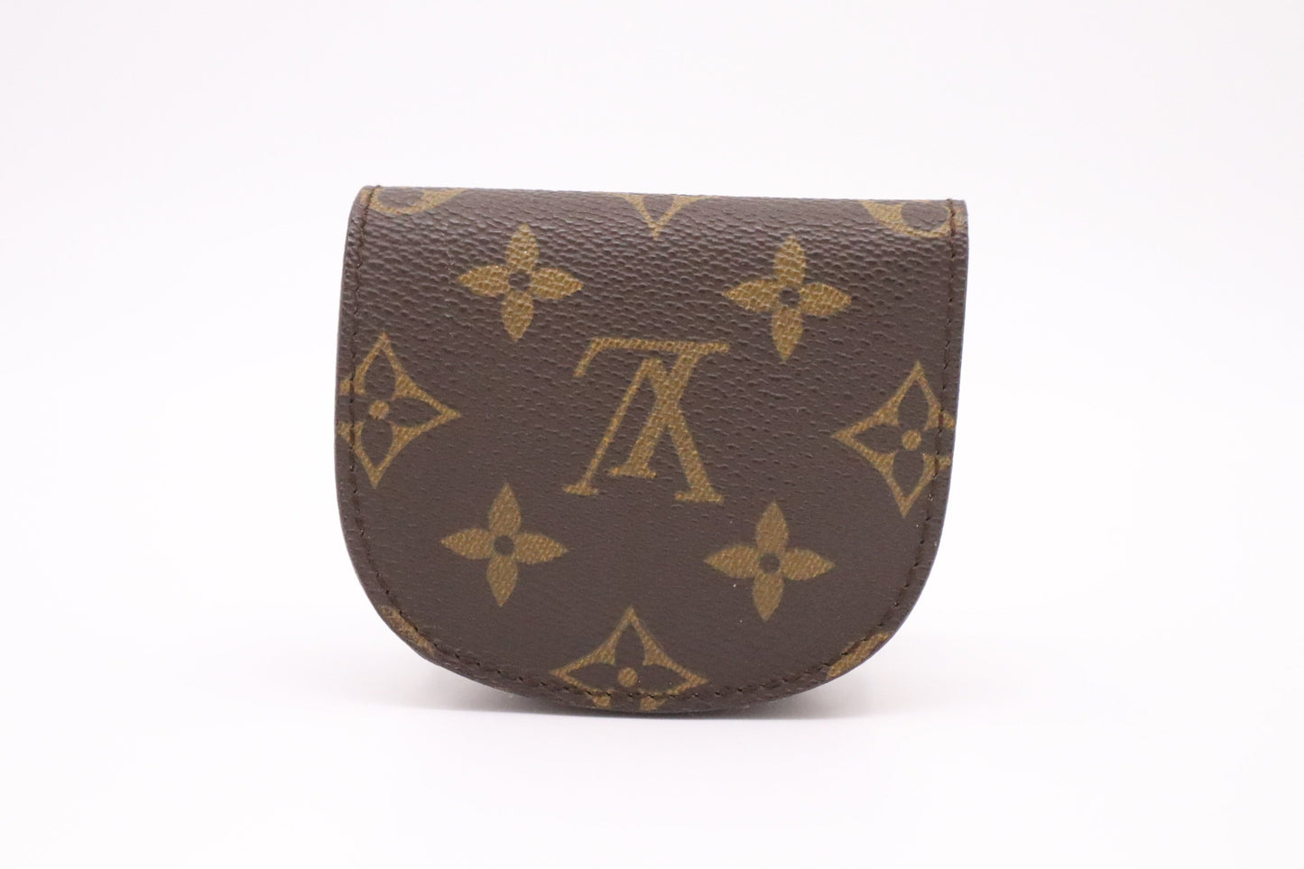 Louis Vuitton Porte Monnaie Gousset Monogram Canvas Handbag