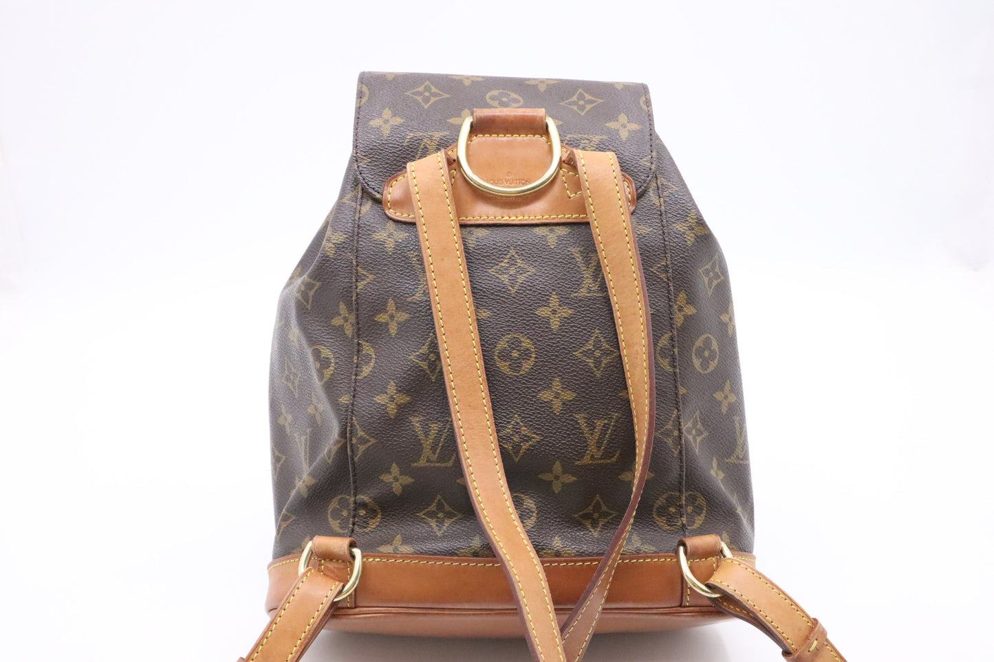 Louis Vuitton Montsouris MM Monogram Canvas Handbag Canvas 4