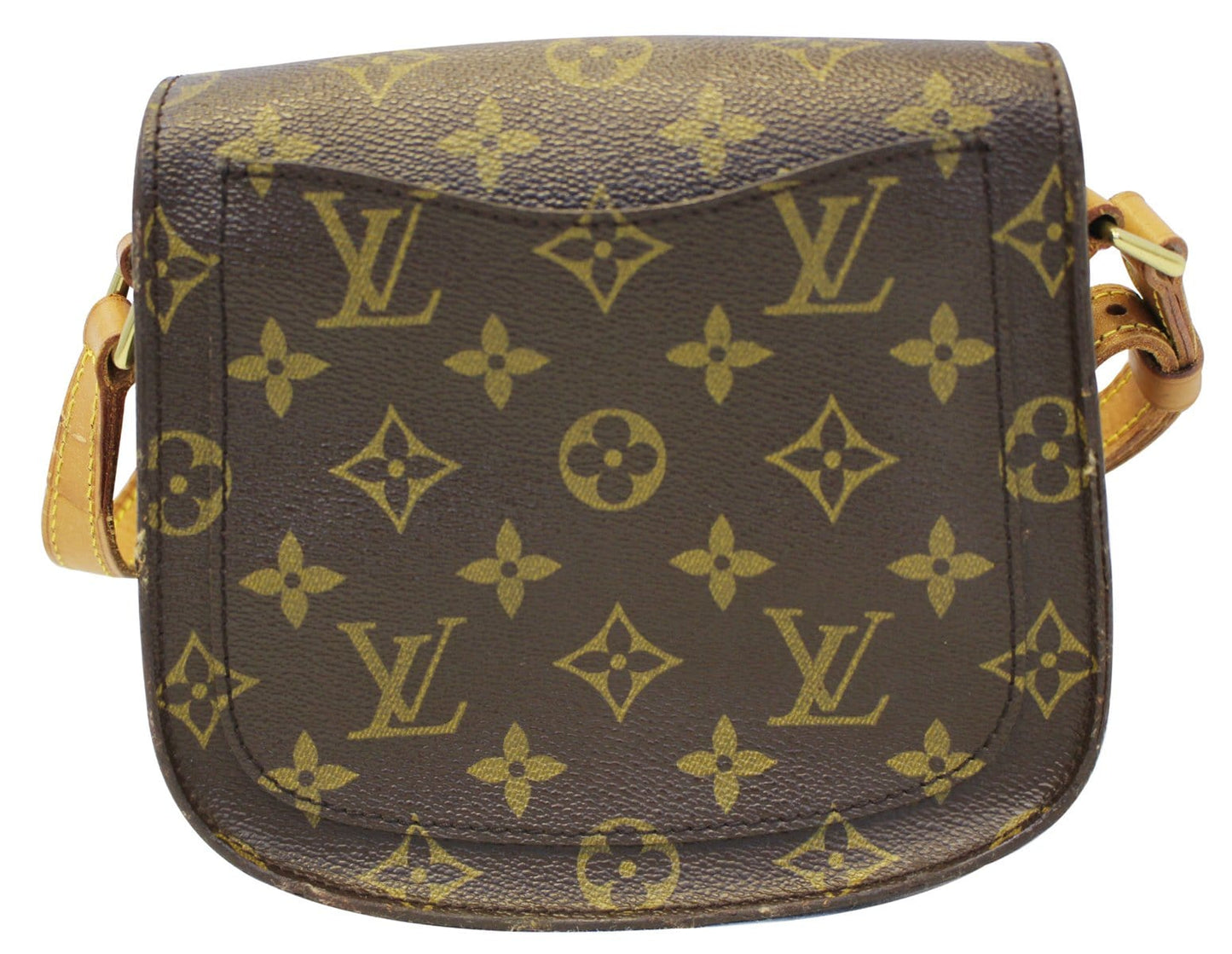 Louis Saint Cloud Pm Shoulder Bag Canvas Monogram