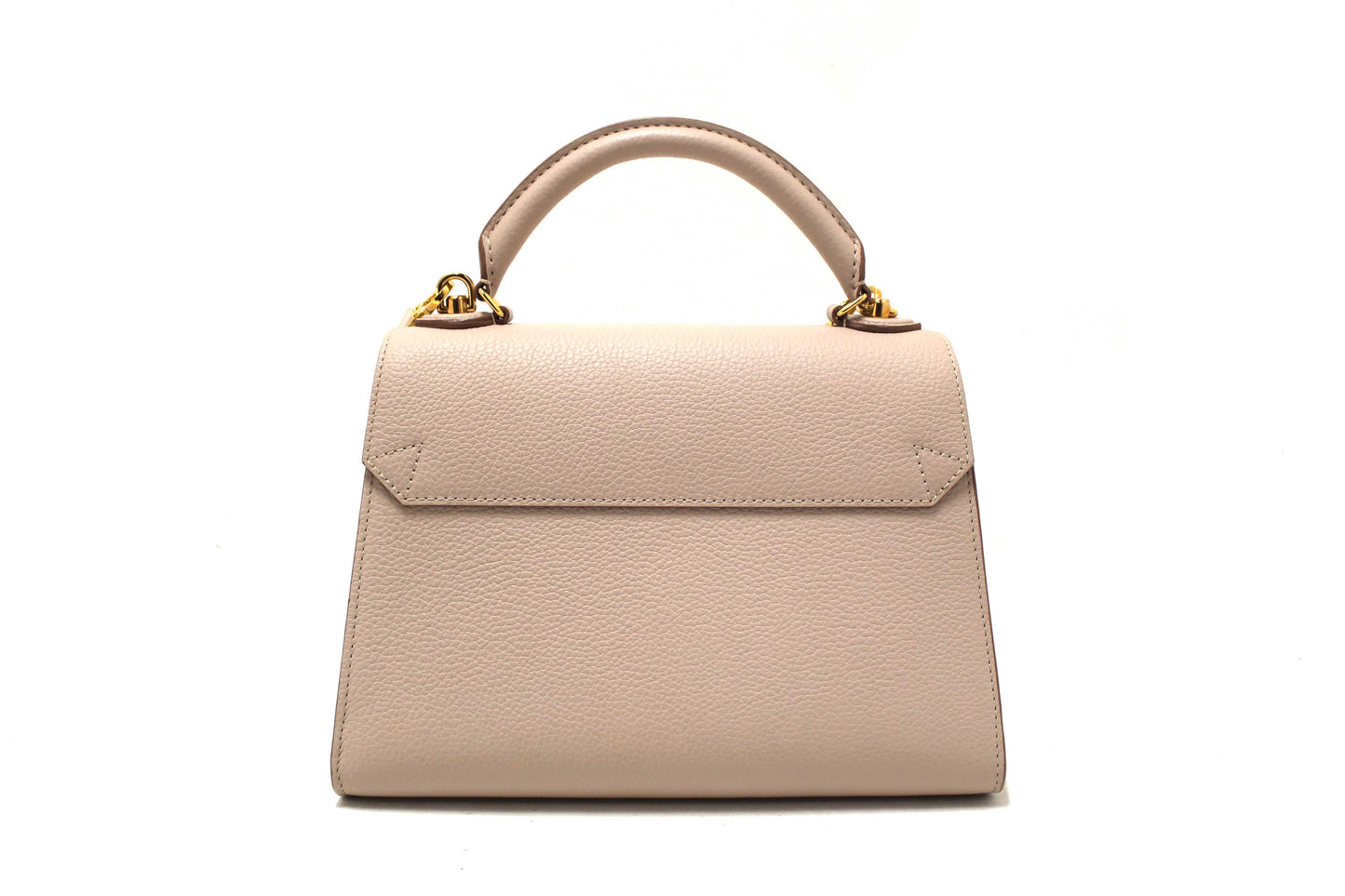Louis Vuitton Greige Grey Taurillon Leather Twist One Handle MM Bag