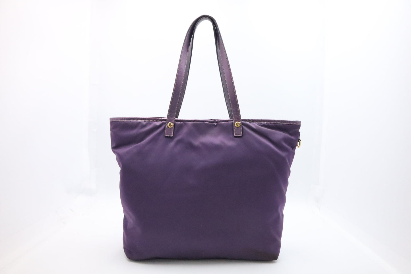Prada Tote Bag In Purple Nylon