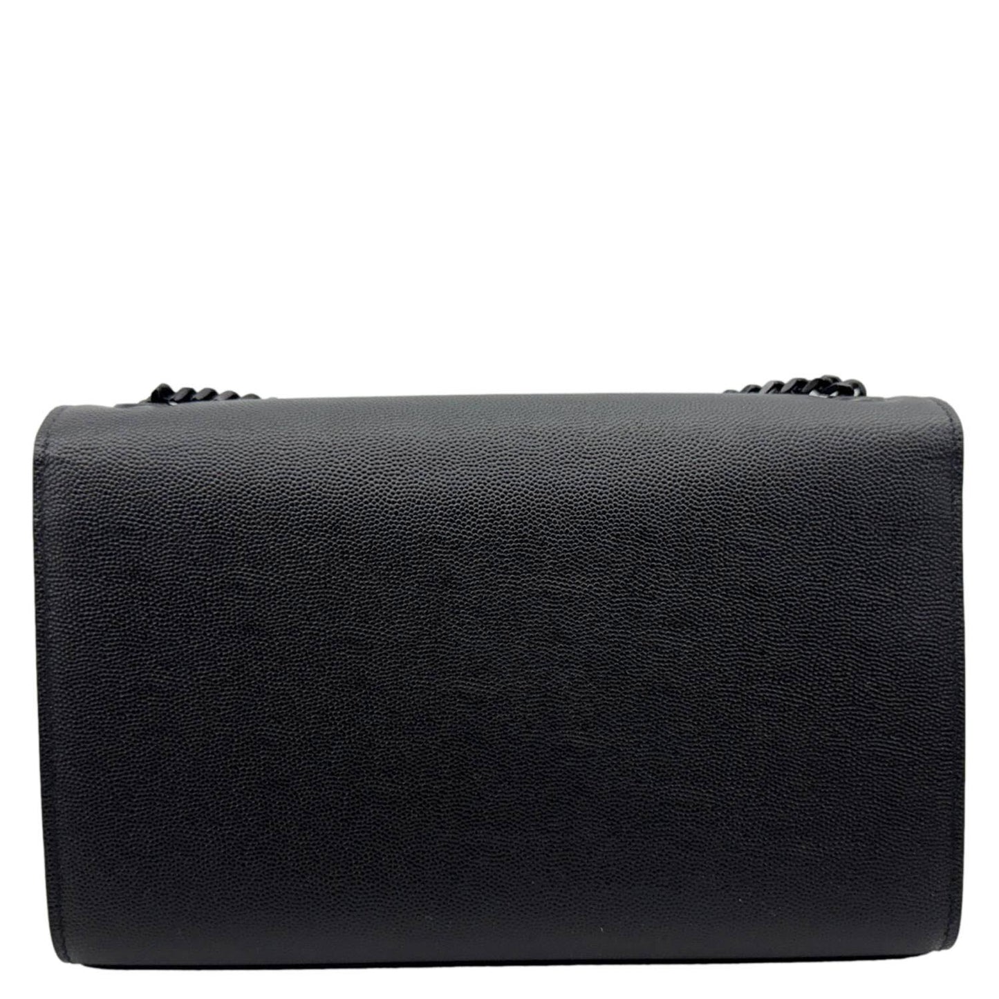 YSL Saint Laurent Yves Kate Grain De Poudre Crossbody Bag Black Small