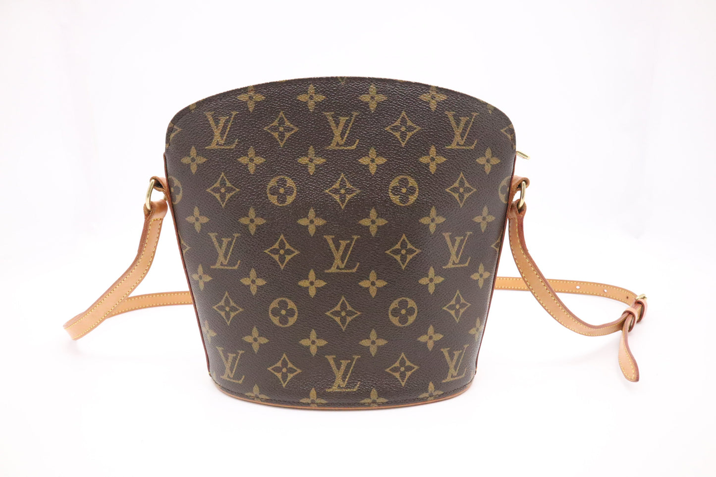 Louis Vuitton Drouot Monogram Canvas Handbag Canvas 1