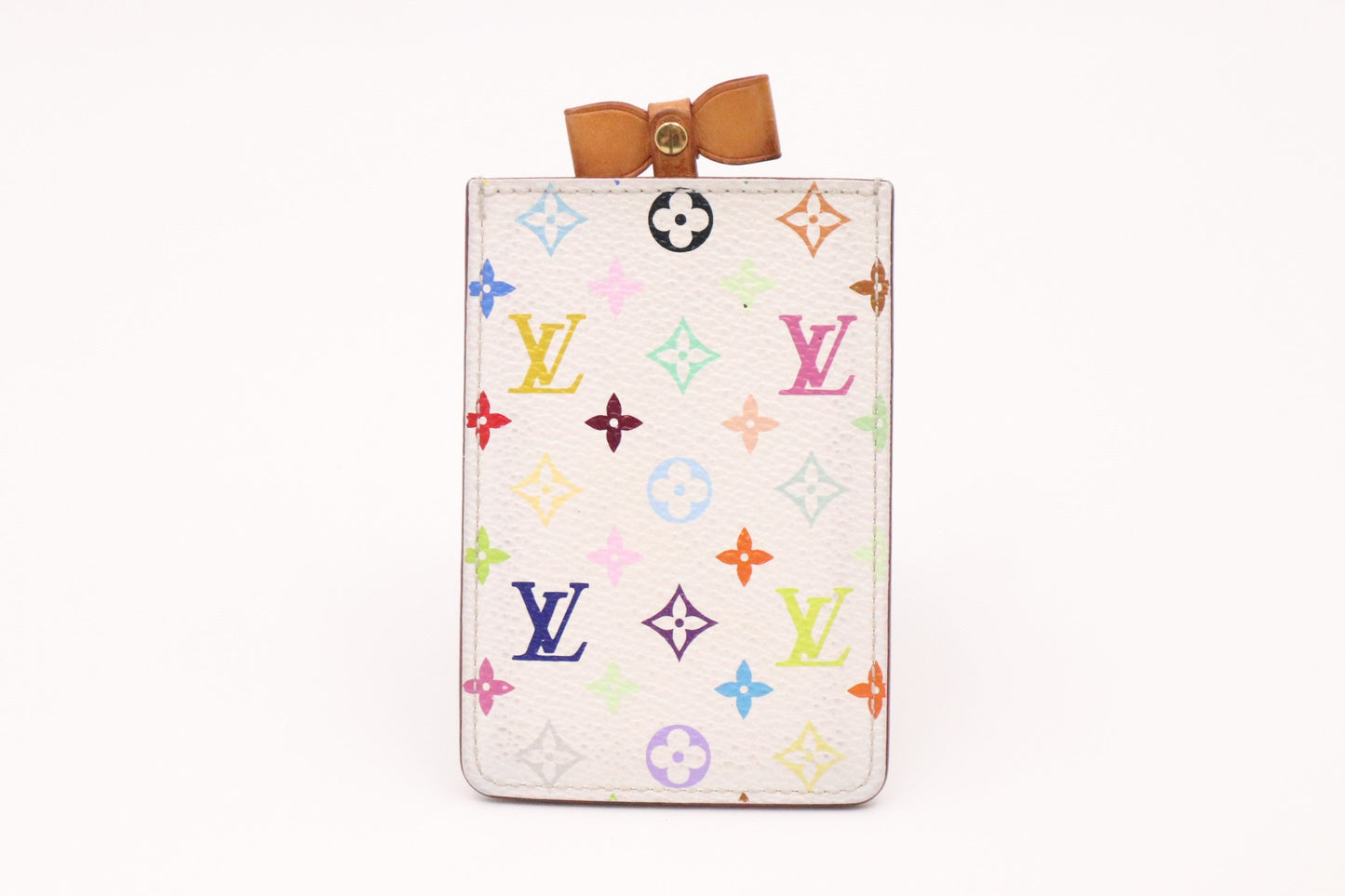 Louis Vuitton Compact Multicolour Monogram Canvas White Handbag