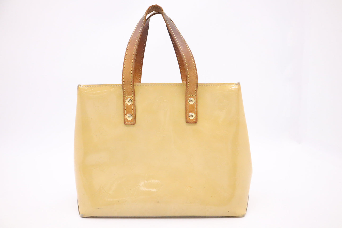 Louis Vuitton Reade Vert Impression PM Vernis Handbag