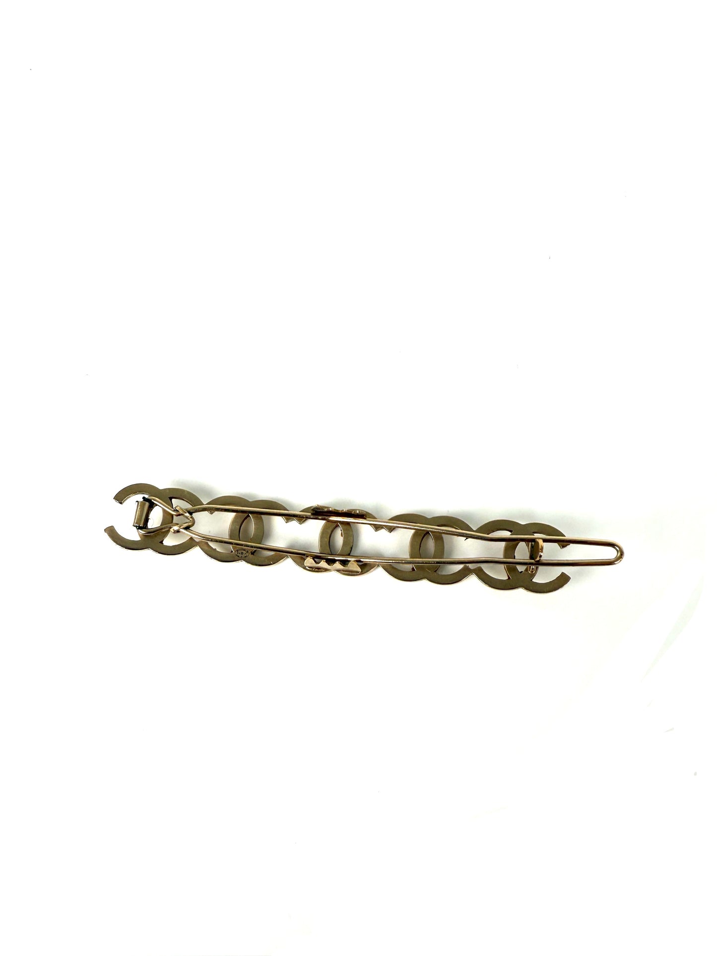 Chanel CC Logo Gold Tone Hair Clip Bag