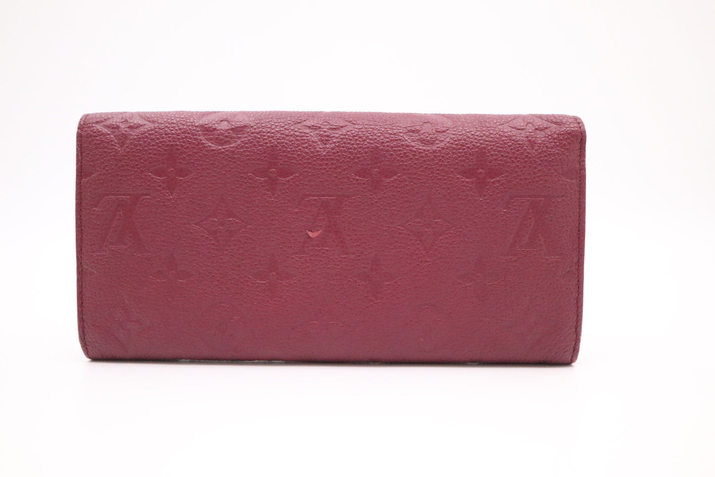 Louis Vuitton Sarah Aurore Leather Empreinte Wallet Case