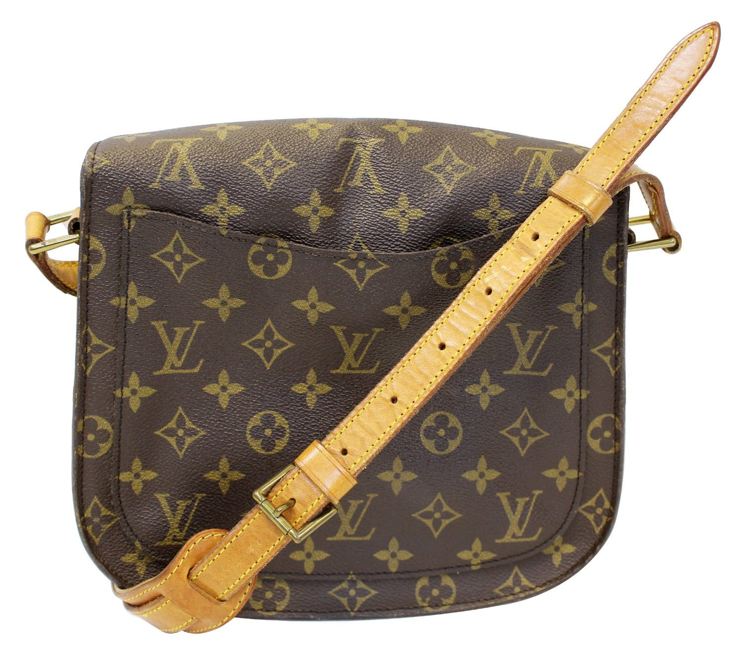 Louis Saint Cloud Gm Shoulder Bag Canvas Monogram