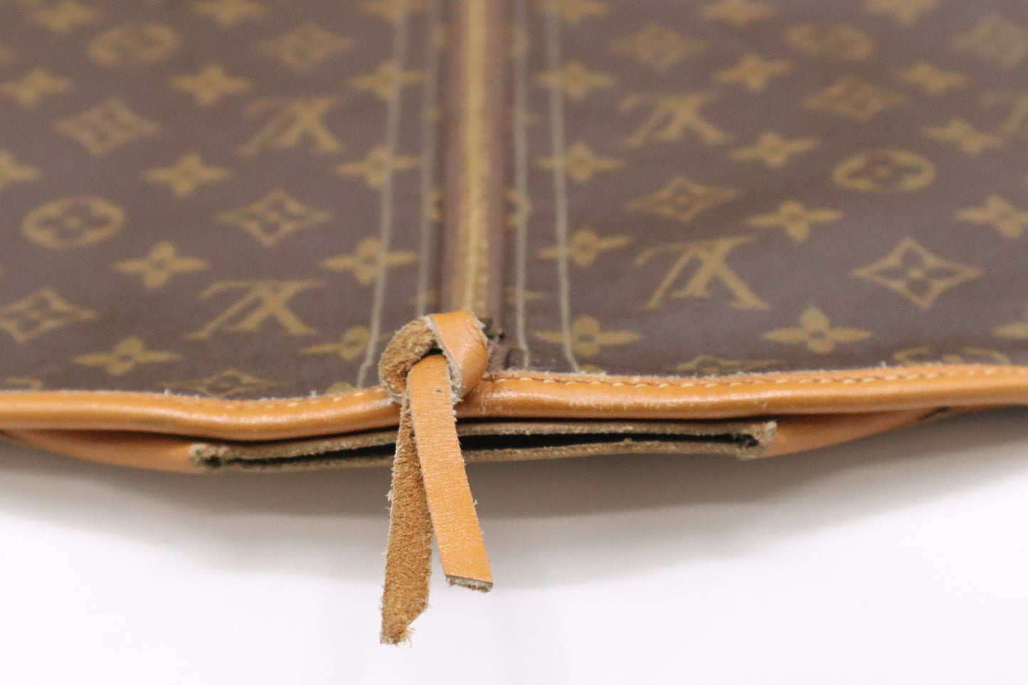 Louis Vuitton French Company Garment Monogram Canvas Handbag