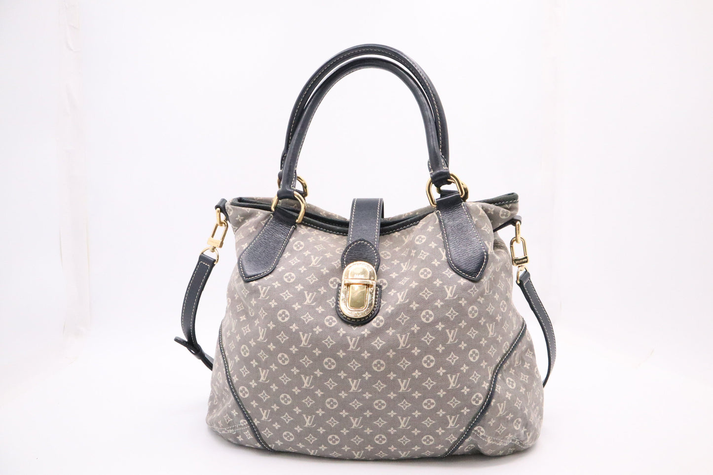 Louis Vuitton Elegie Encre Idylle Monogram Canvas Gray Handbag