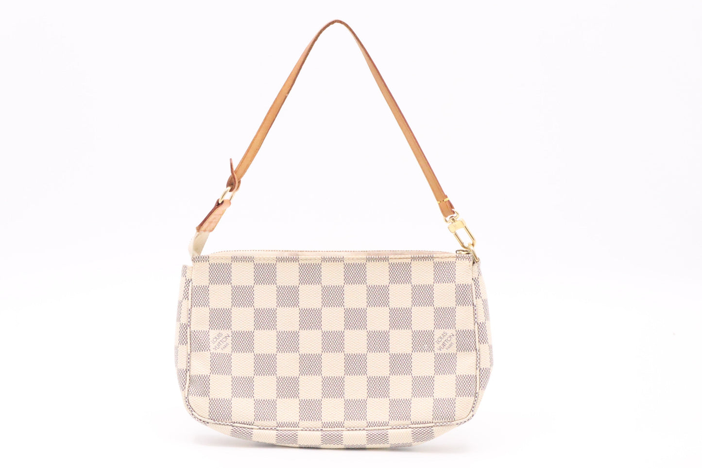 Louis Vuitton Pochette Accessoires Azur Damier Clutch Bag