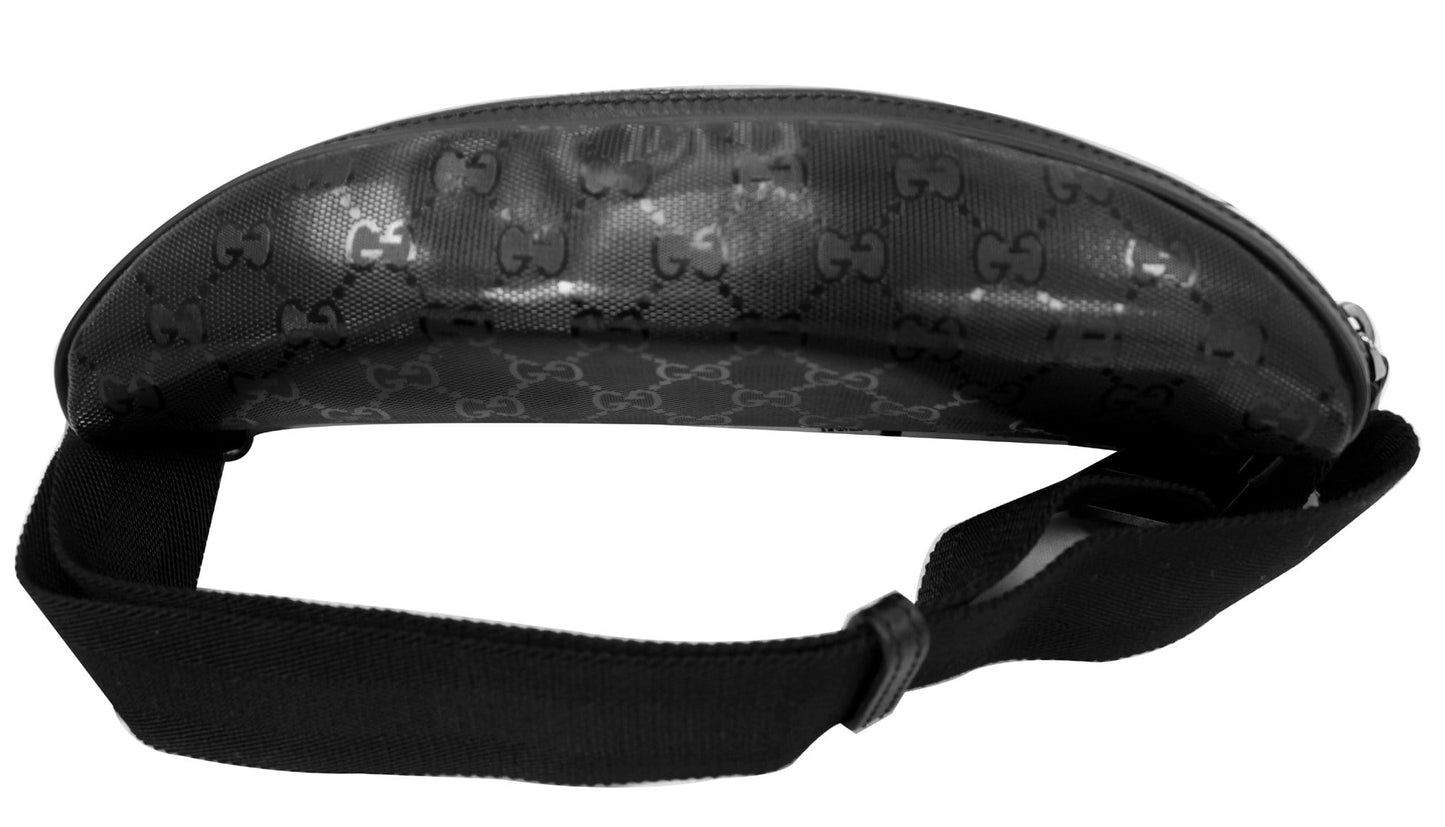 Gucci Imprime Waist Bum Bag Monogram Black Crossbody Bag