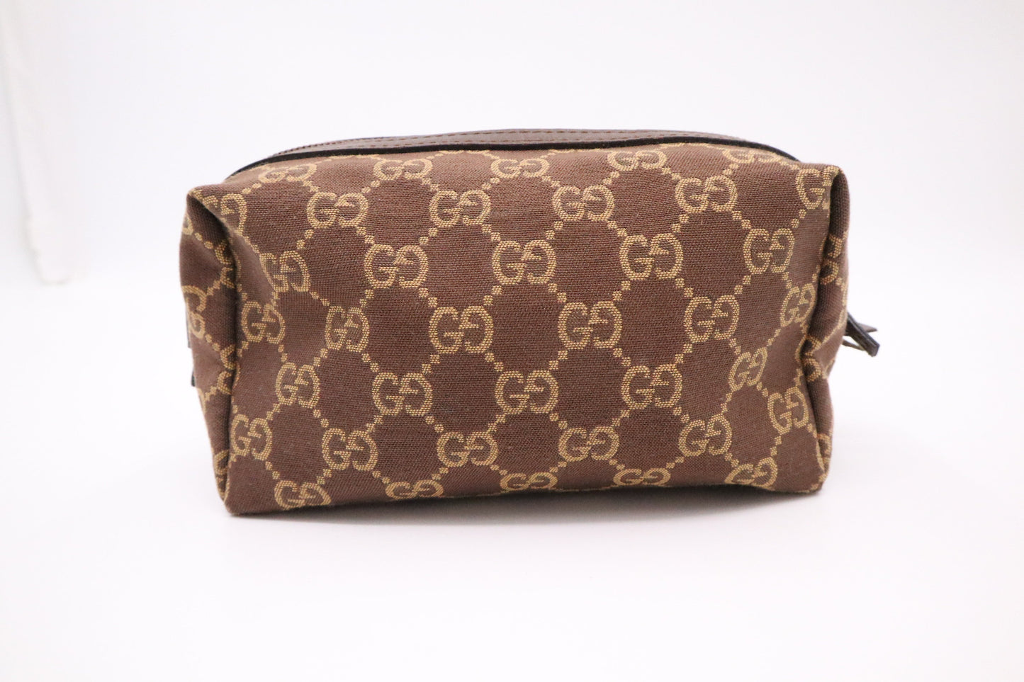 Gucci Pouch GG Canvas Brown Handbag