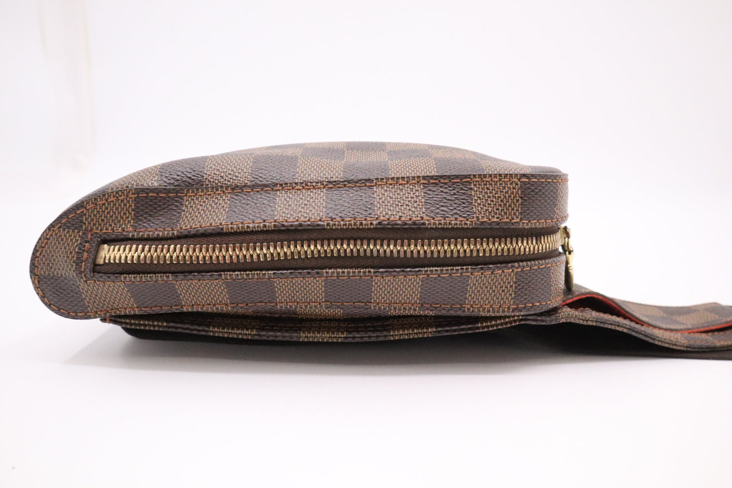 Louis Vuitton Geronimo Ebene Damier Canvas Handbag