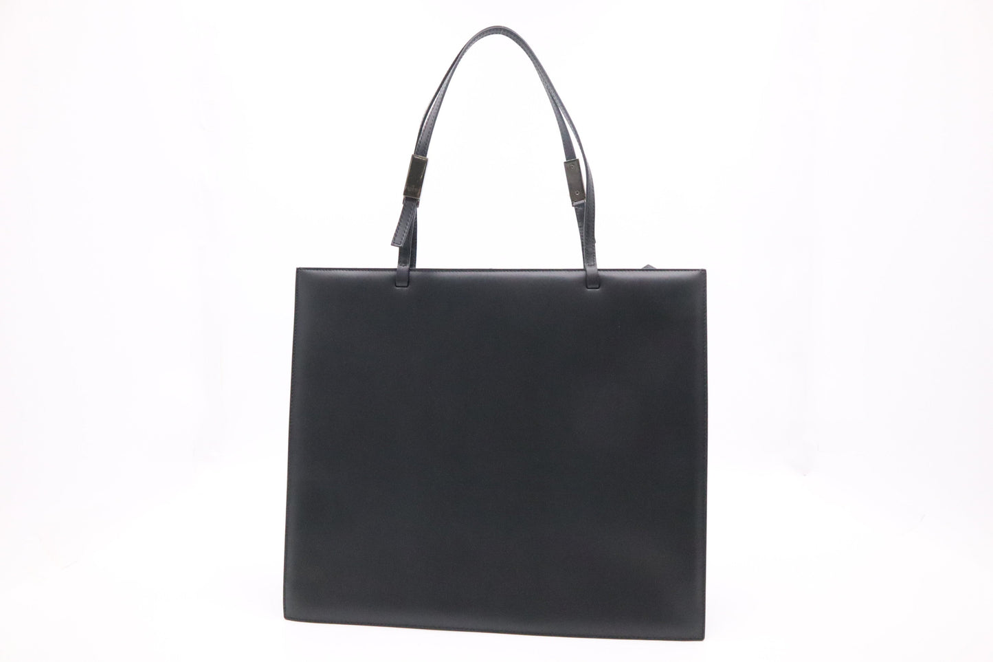 Gucci Black Leather Tote Bag
